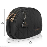 Trendy Marazzi men's PU handbag, solid pattern, 4 compartments, free size (10x3x7in), round chain siling design from India